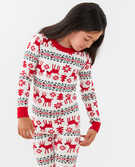 Long John Pajamas In Organic Cotton in Dear Deer - main