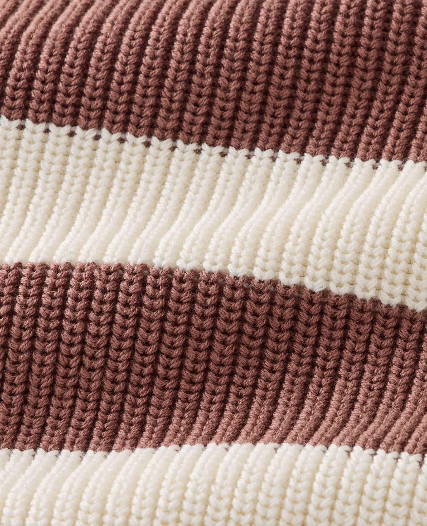 Pullover Sweater in Burlwood/Ecru - main