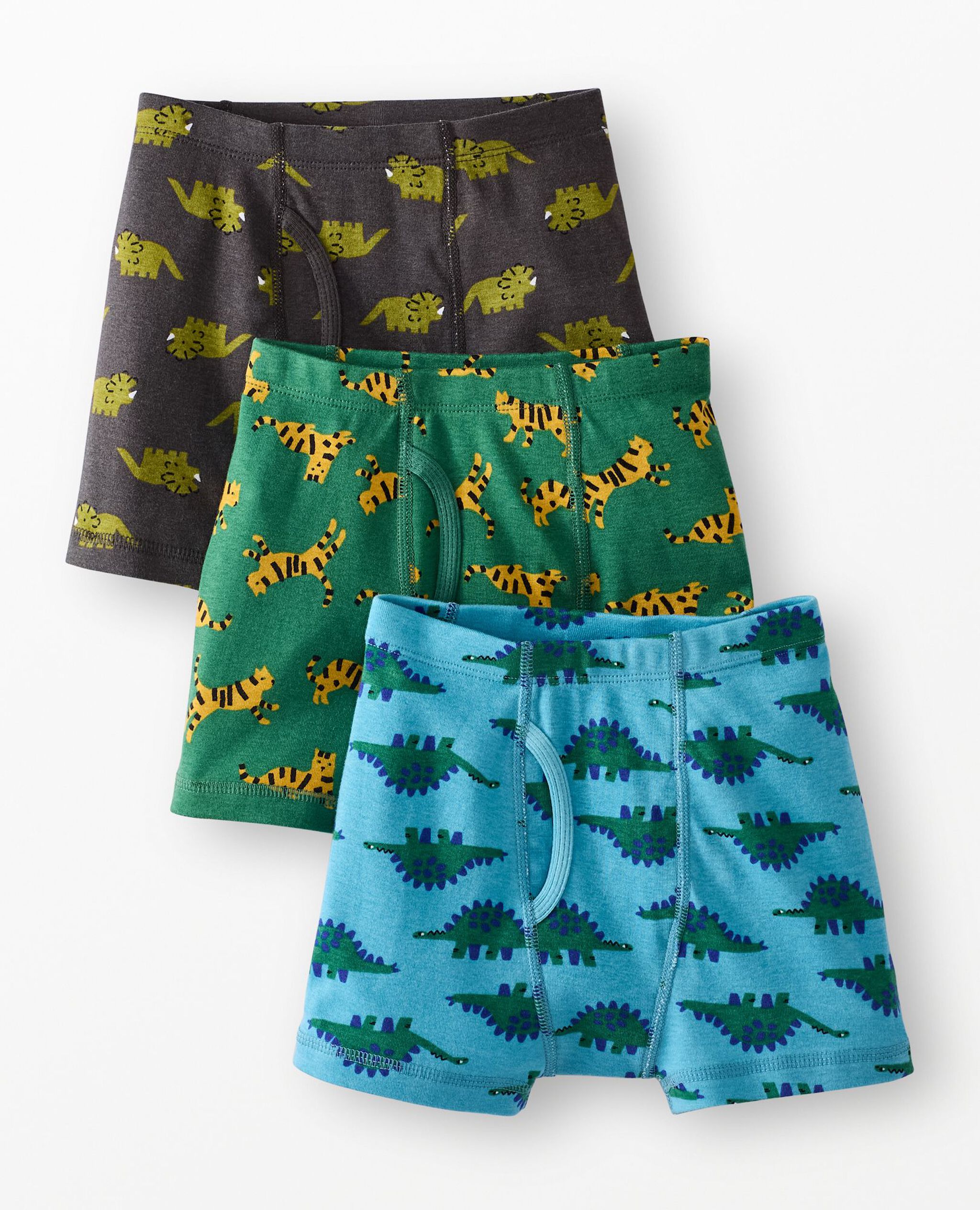3-Pack Organic Cotton Boxer Briefs in Animal Prints 3PK - main