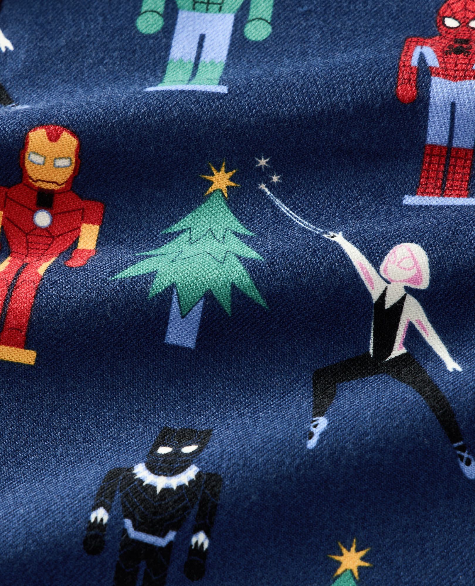 Marvel Holiday Flannel Pajama Set in Marvel Nutcracker - main