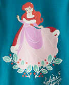 Disney Princess Holiday Long John Pajamas In Organic Cotton in Ariel - main