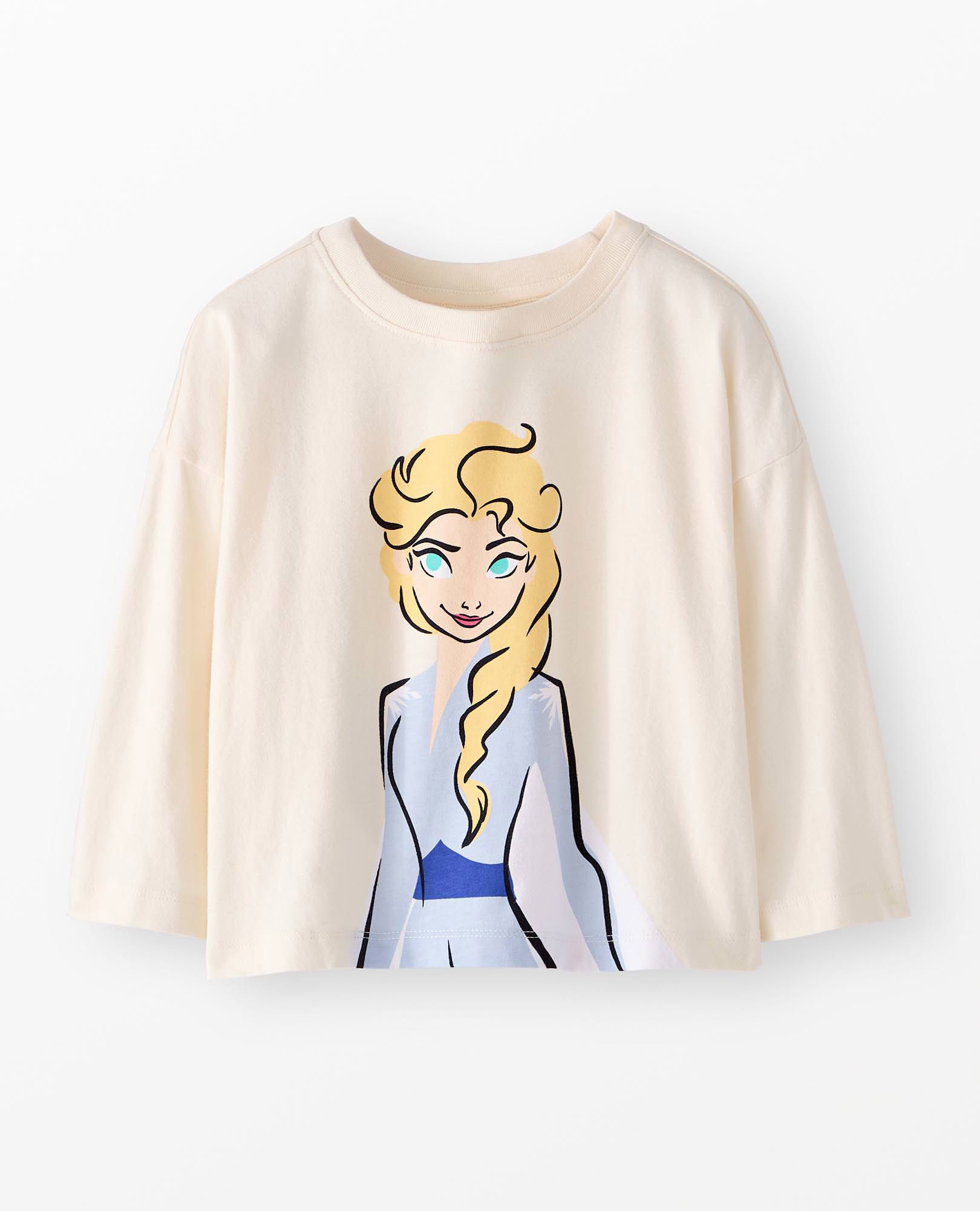 Disney Princess Graphic T-Shirt in Elsa on Ecru - main