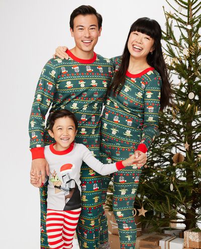 STAR WARS™: The Mandalorian Women's Long John Pajama  Top in Star Wars Bounty-Ful - main