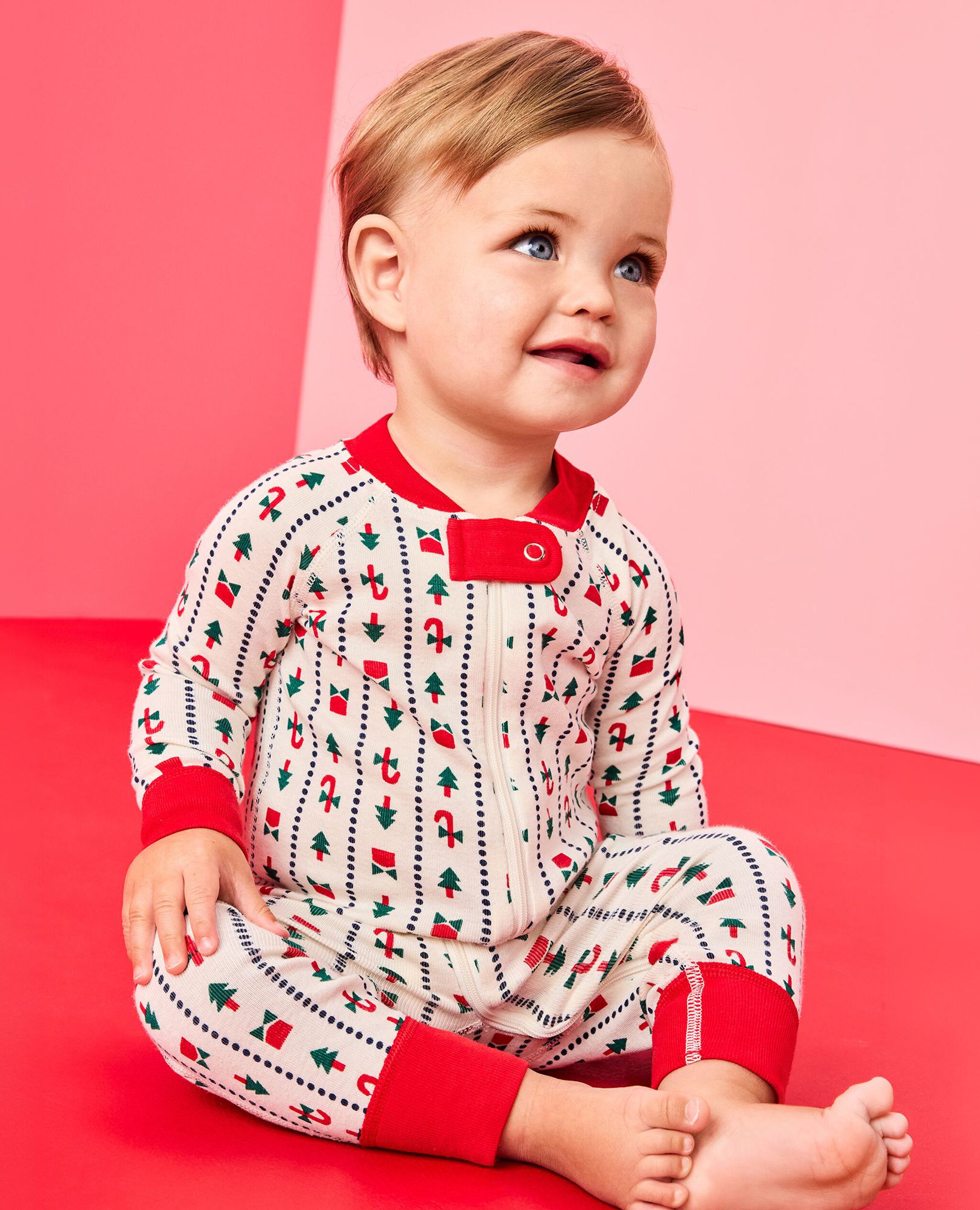 Holiday HannaJams⢠Sleeper in Christmas Stripes - main