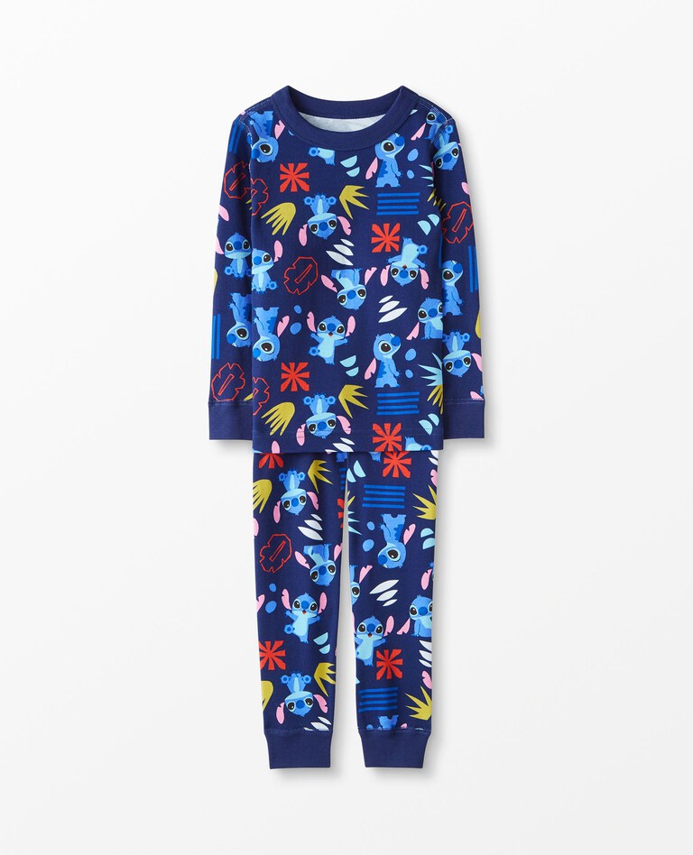 Disney Lilo & Stitch Long John Pajamas In Organic Cotton | Hanna Andersson