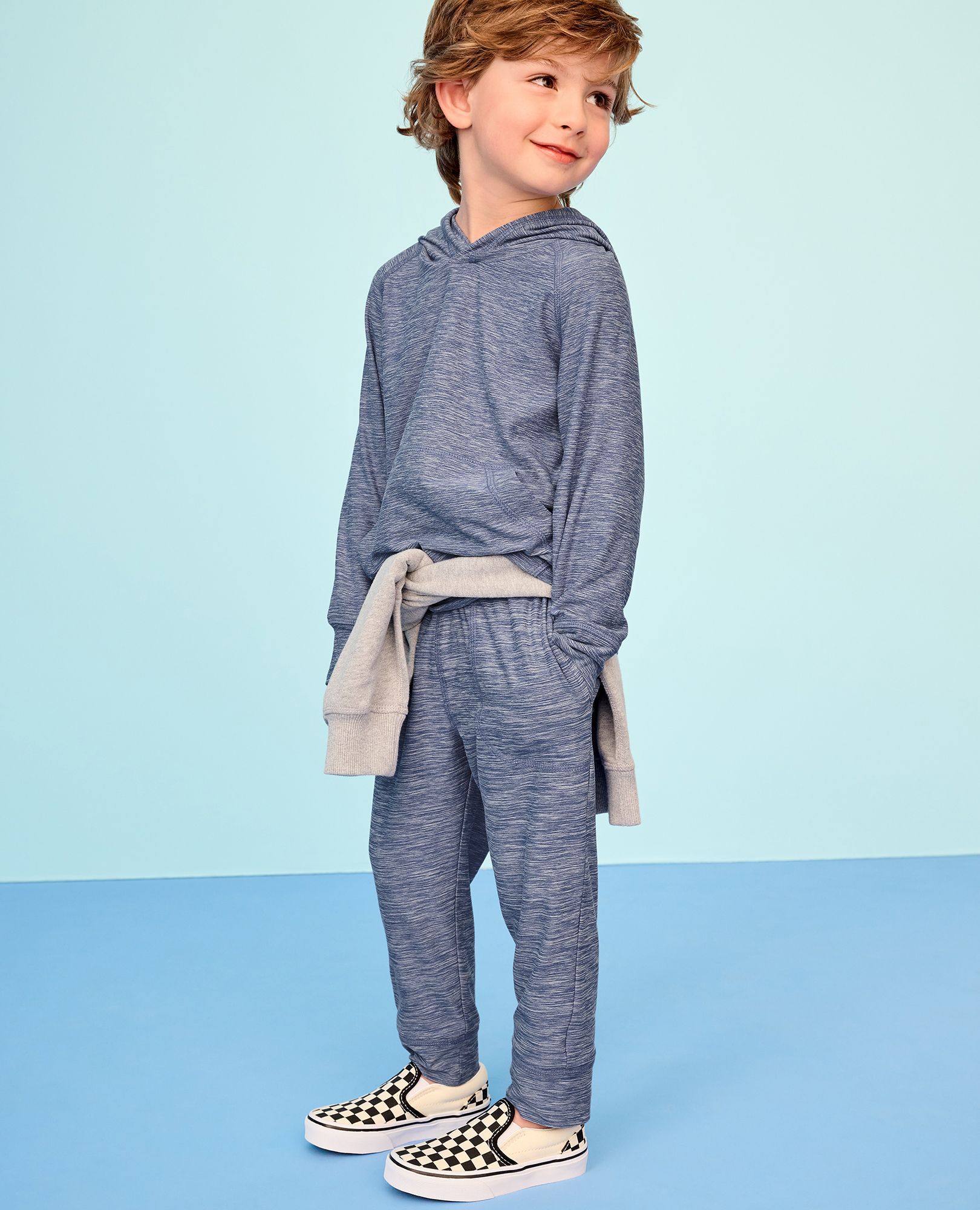 Active UV Joggers in Navy - main