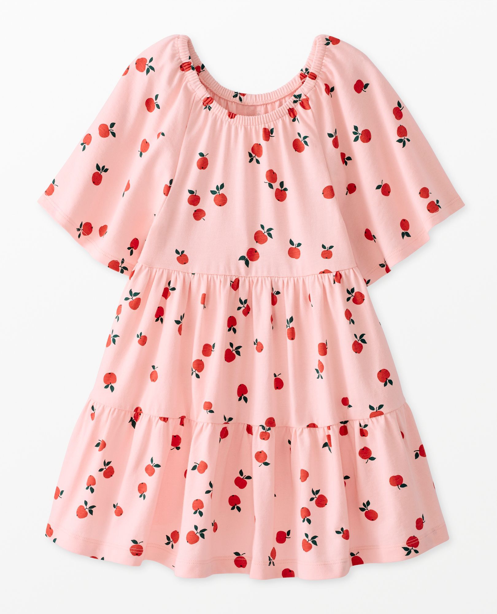Short Sleeve Tiered Dress