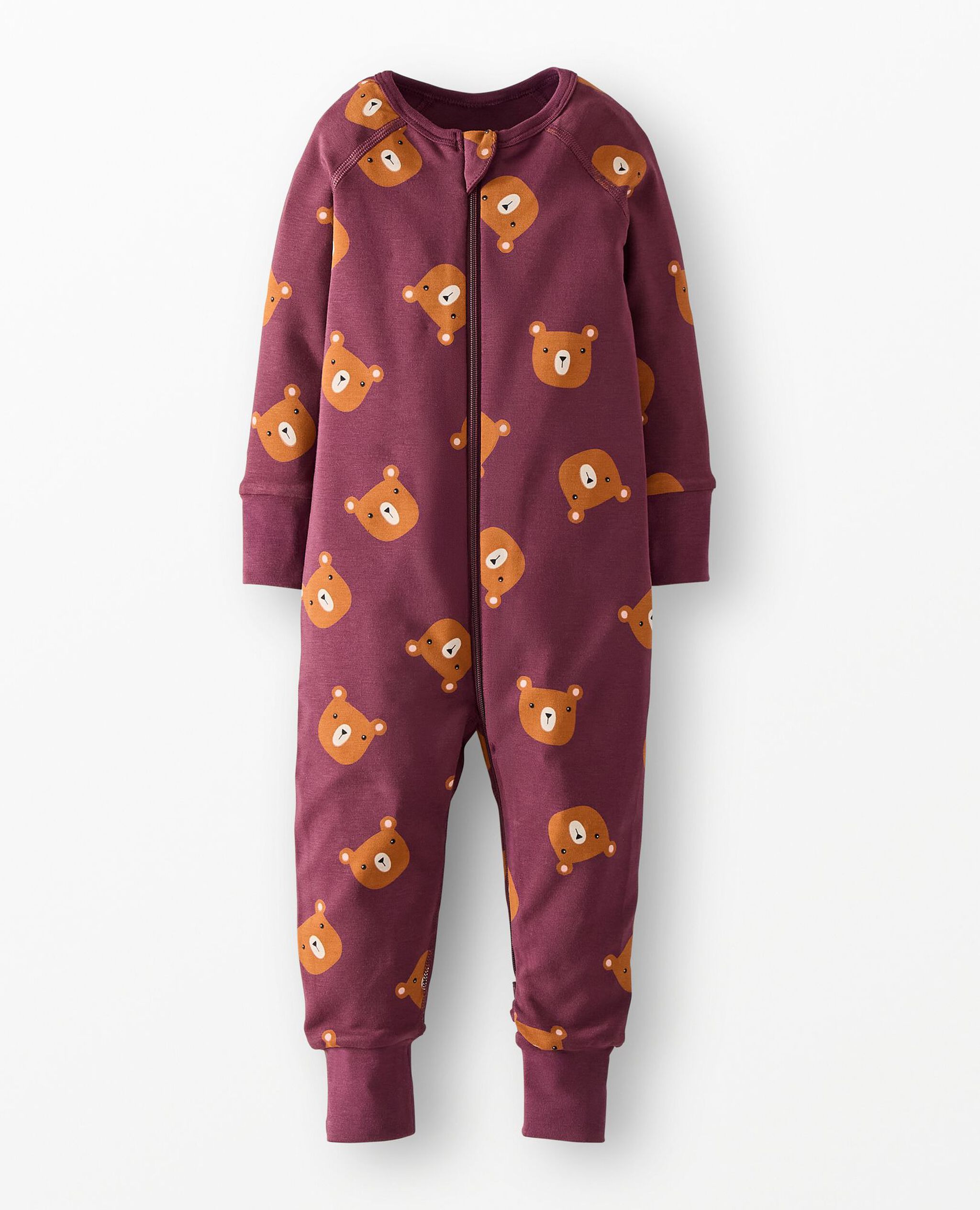 HannaSoft™ Stretch Sleeper in Cute Bears on Brown - main