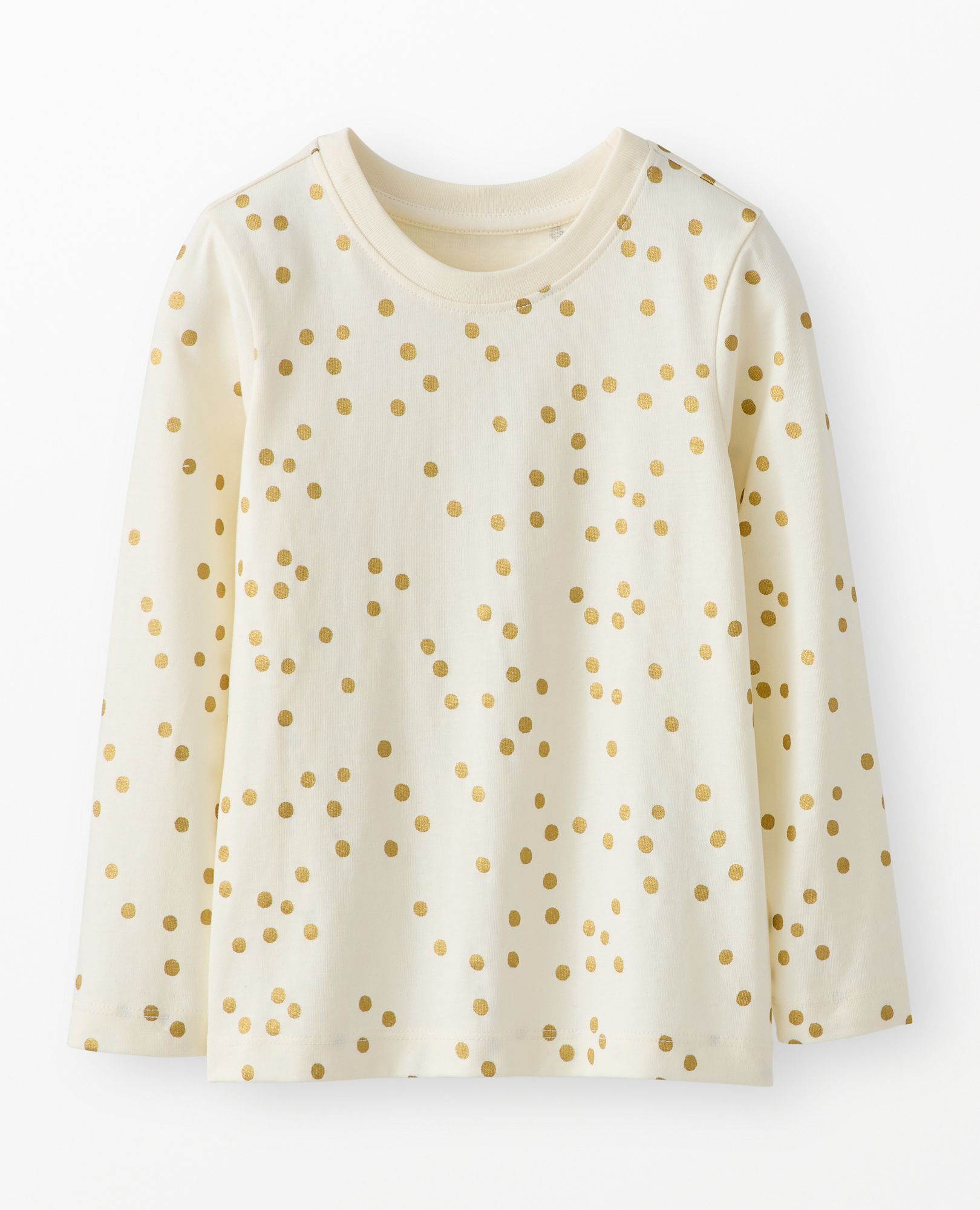 Long Sleeve Foil Dot T-Shirt | Hanna Andersson