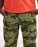 Double Knee Cargo Pants In Cotton Twill in Expedition Green - main