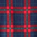 Adult Holiday Flannel Pajama Pants in Navy Holiday Plaid - swatch