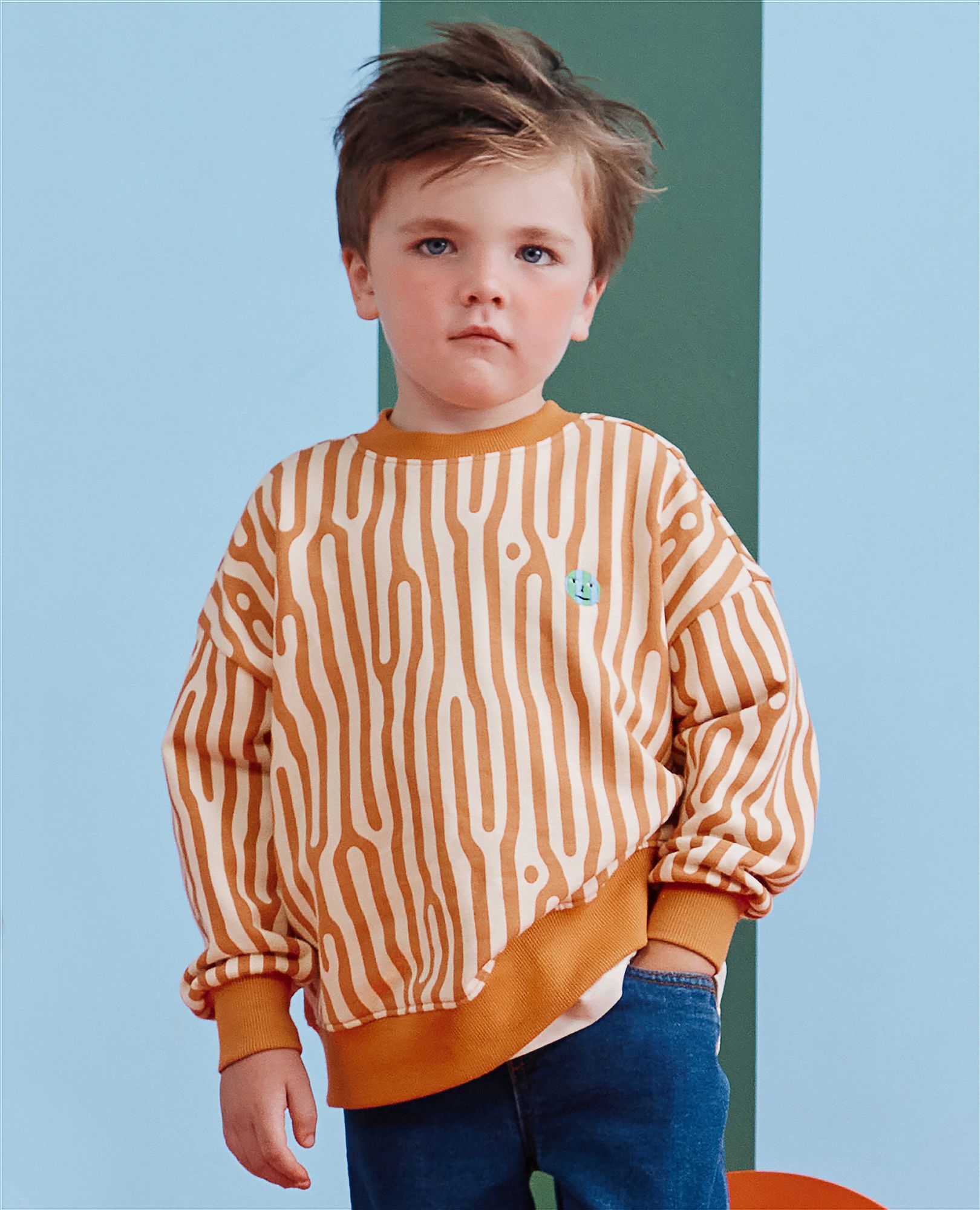 Dusen Dusen Oversized French Terry Sweatshirt | Hanna Andersson