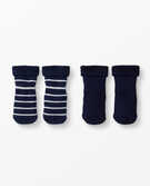 Baby First Socks 2-Pack in Navy - main