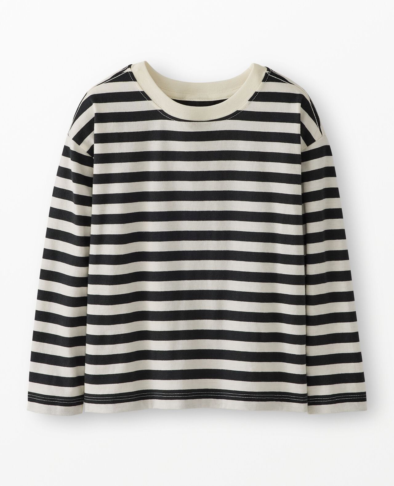 Long Sleeve Relaxed Fit Striped T-Shirt | Hanna Andersson