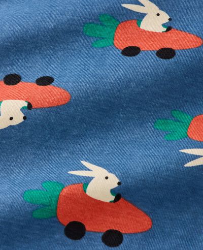 HannaJams™ Pajama Set in Carrot Cars on Blue - main