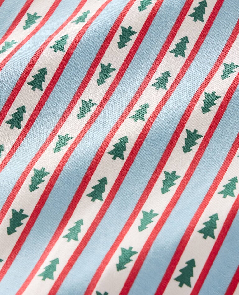 Holiday Tree Ribbons Matching Family Pajamas in  - main