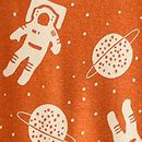HannaJams™ Pajama Set in Astronauts on Bisque - swatch