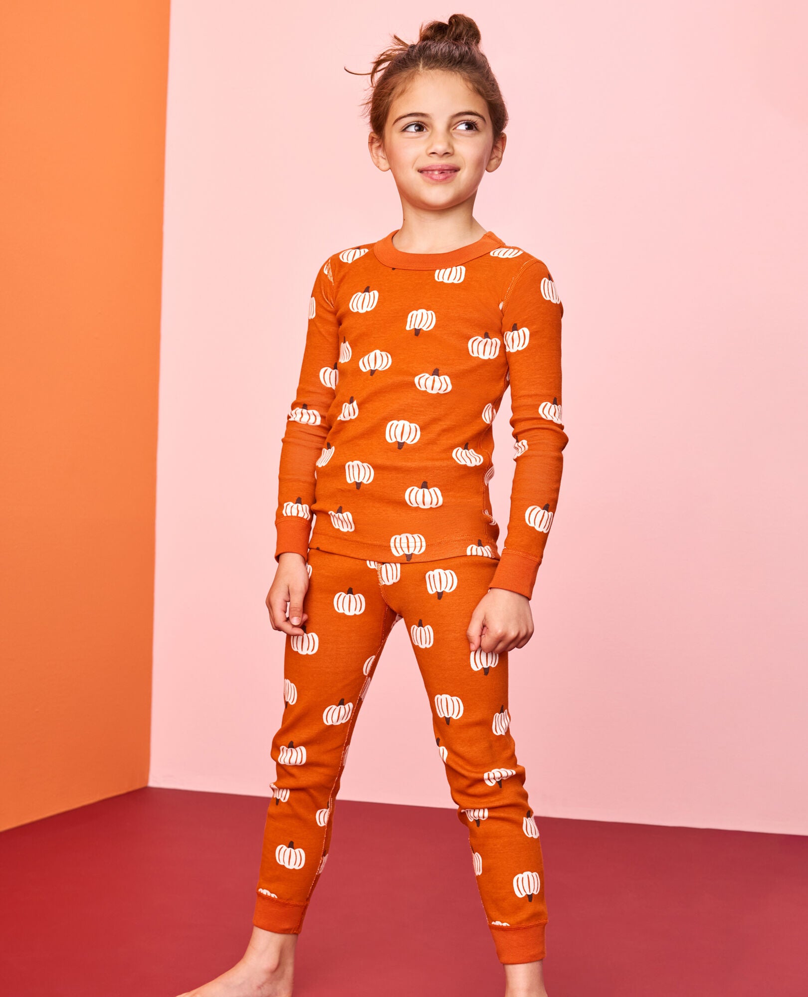 Orange Pumpkins Matching Family Pajamas | Hanna Andersson