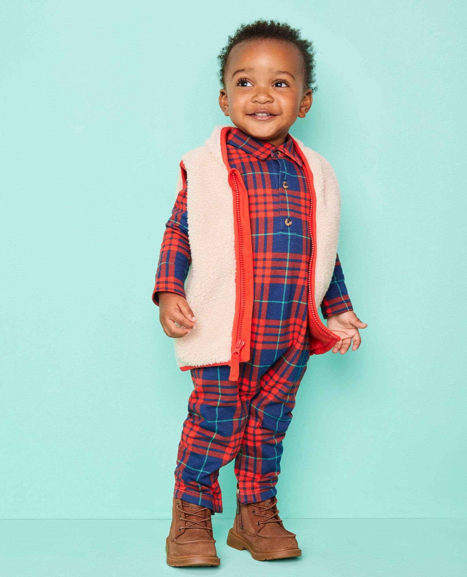 Flannel vests outlet for babies