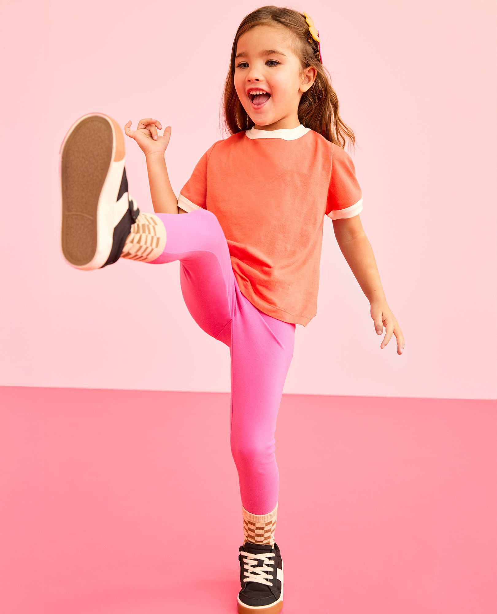 Leggings in Phlox Pink - main