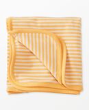 Baby Layette Blanket in HannaSoft™ in Ecru/Marigold - main