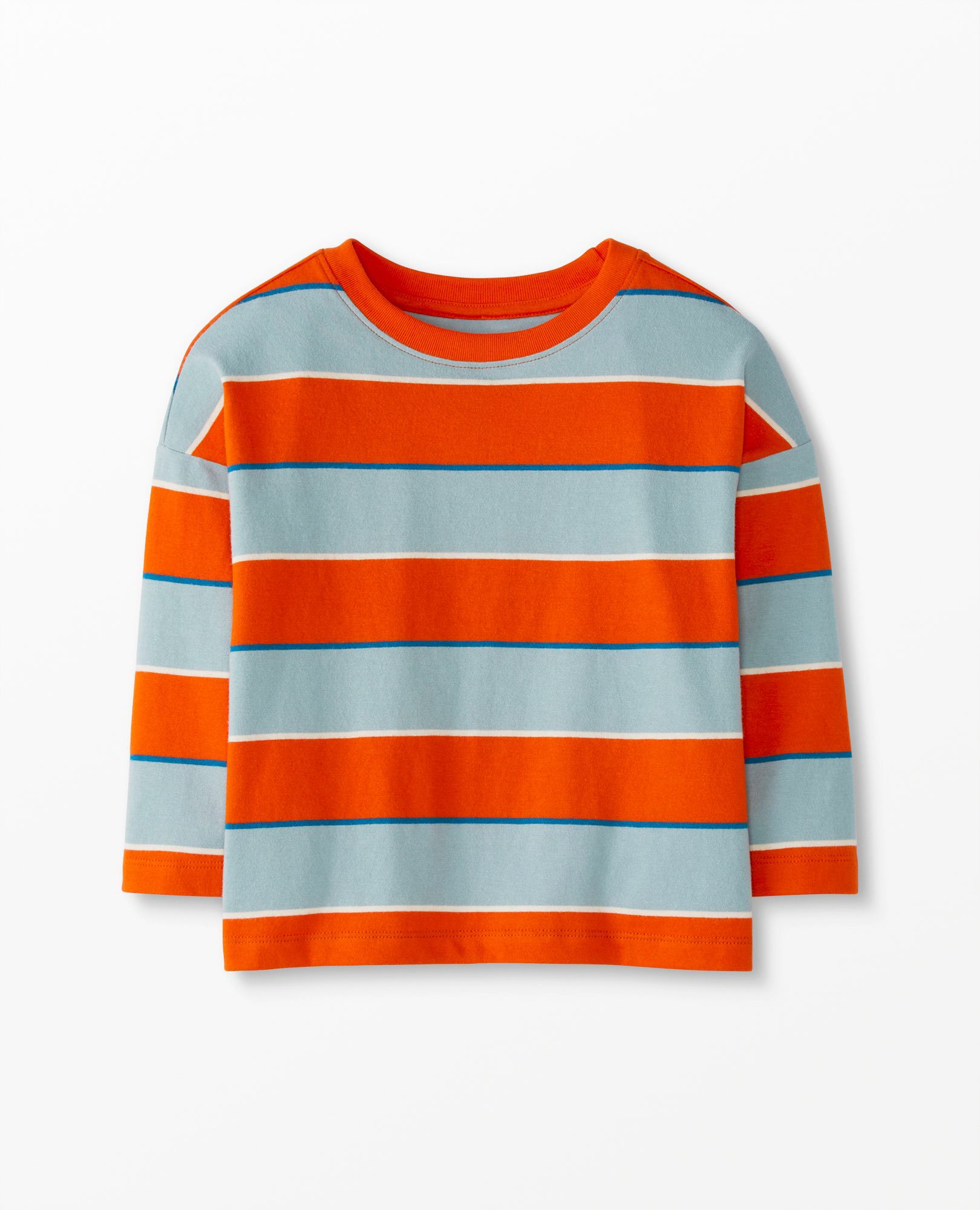 Striped Long Sleeve Boxy Tee