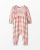 Baby Sparkle Holiday Romper in Petal Pink - main