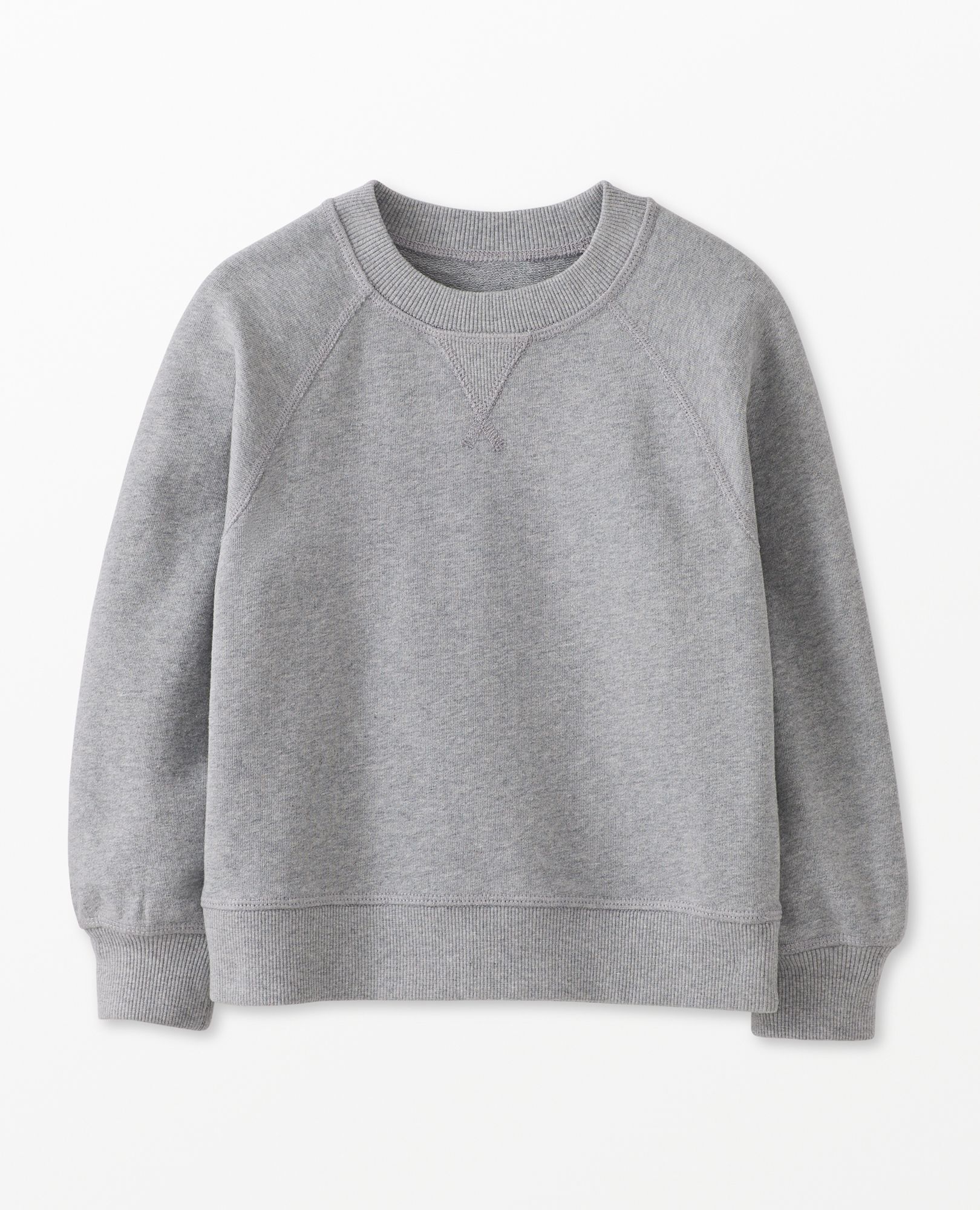 French Terry Sweatshirt in Heather Grey - main