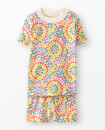HannaJams™ Pajama Set in Swirly Floral on Ecru - main