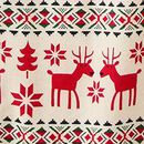 Women's Holiday Flannel Pajama Set in Dear Deer - swatch