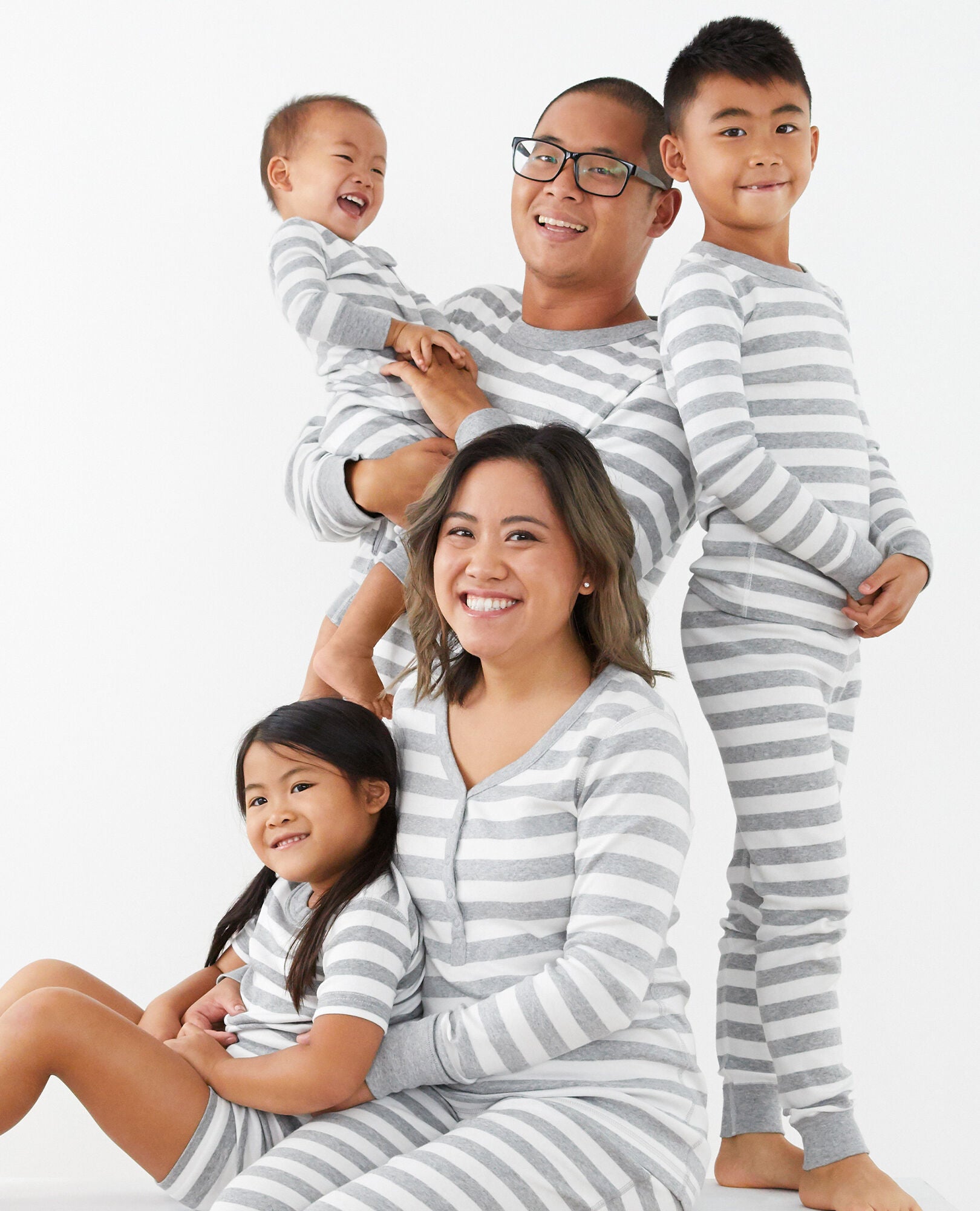 Adult Striped Long John Pajama Top | Hanna Andersson