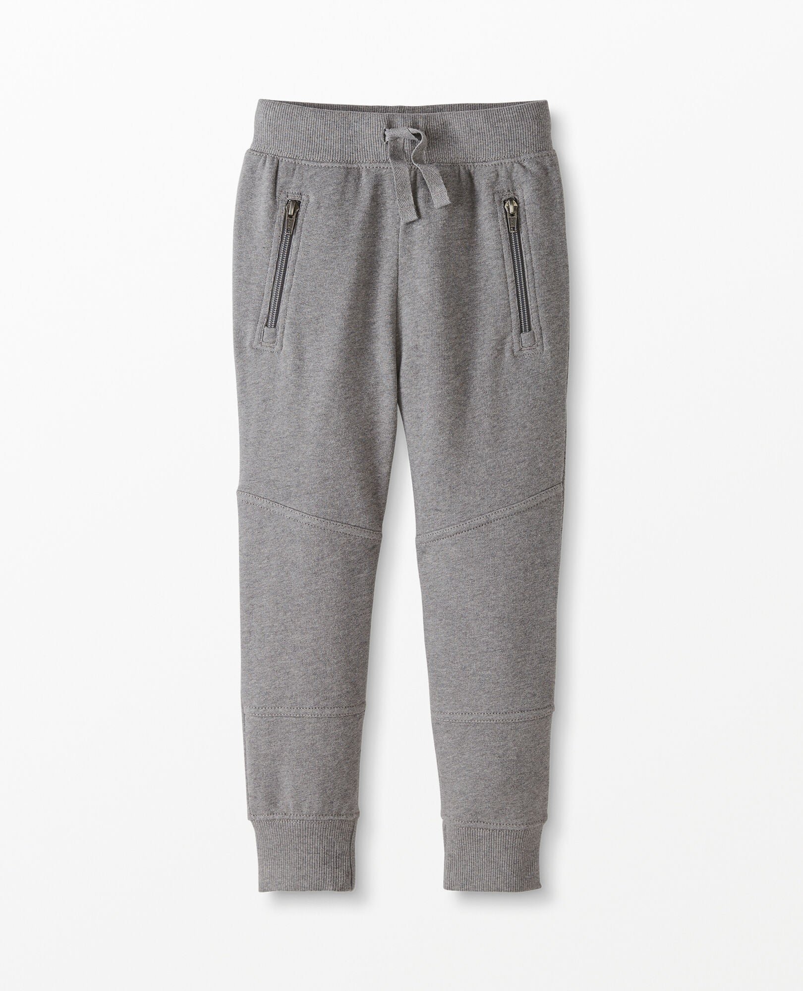 grey ribbed sweatpants