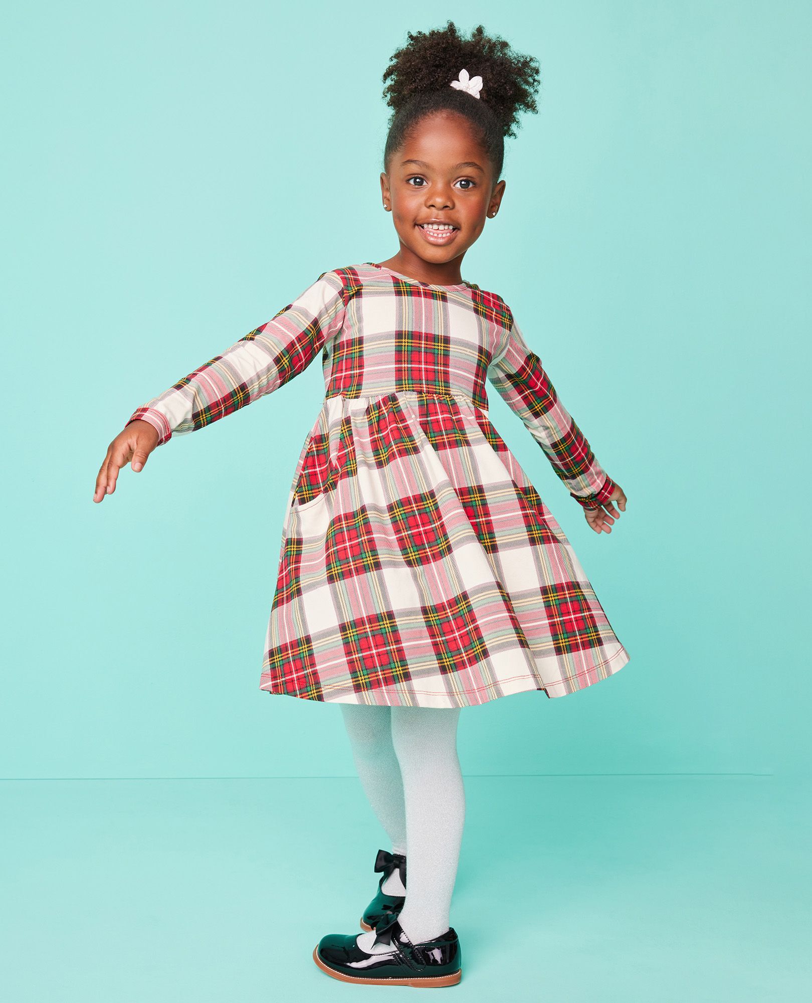 Long Sleeve Print Super Soft Skater Dress Hanna Andersson