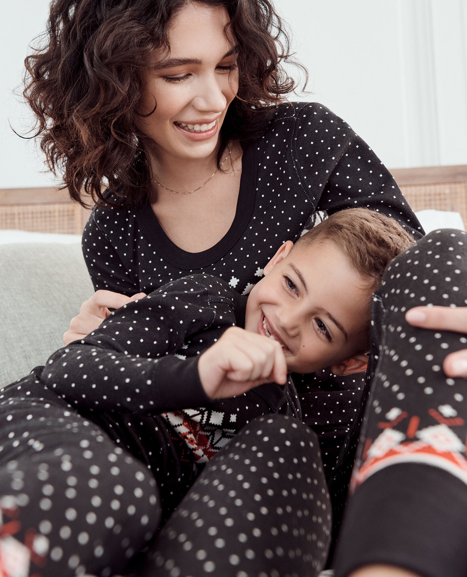 Black Fair Isle Matching Family Pajama Set Hanna Andersson