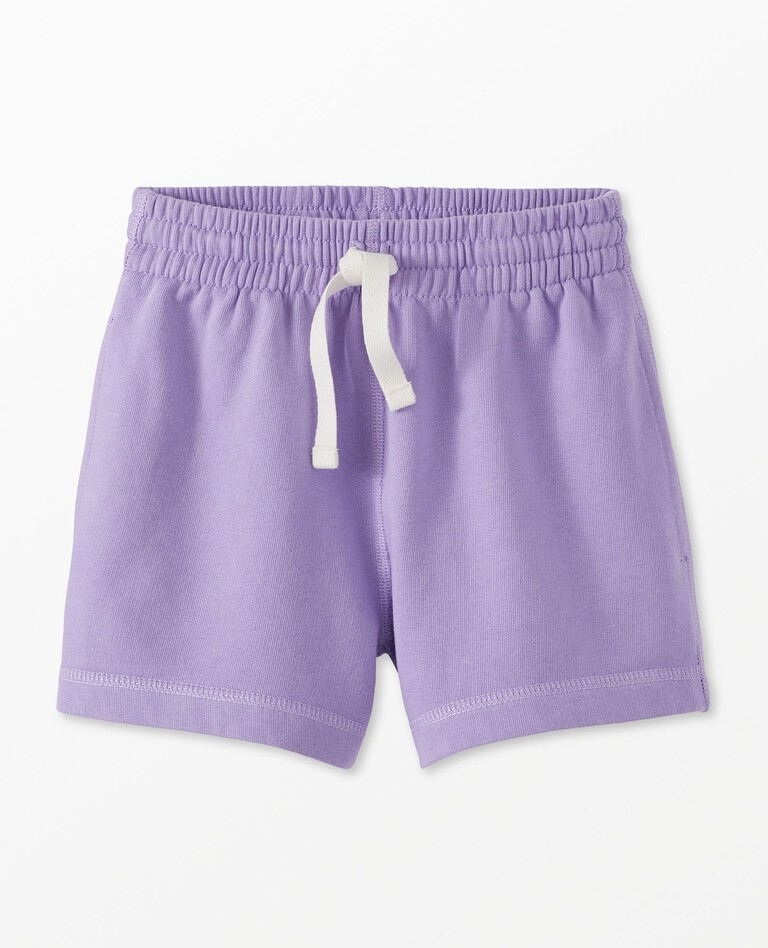 French Terry Midi Shorts in Violet Tulip - main