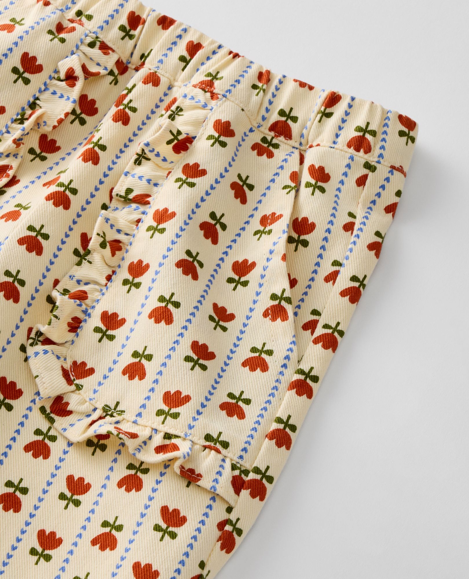 Twill Wide Leg Pants | Hanna Andersson