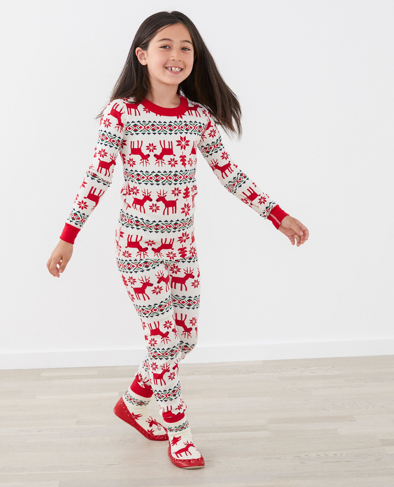 NWT HANNA ANDERSSON CRITTER CABOOSE PAJAMAS FOX BEAR DEER 130 8
