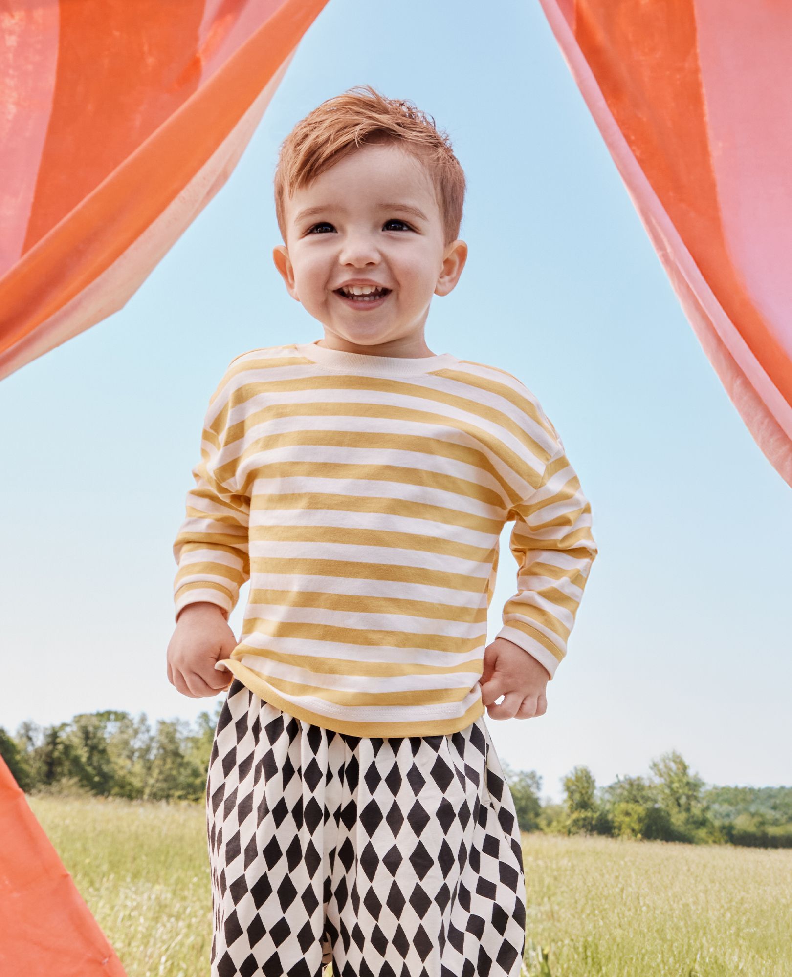 Long Sleeve Relaxed Fit Striped T-Shirt | Hanna Andersson