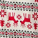 Women's Holiday Flannel Nightshirt in Dear Deer - swatch