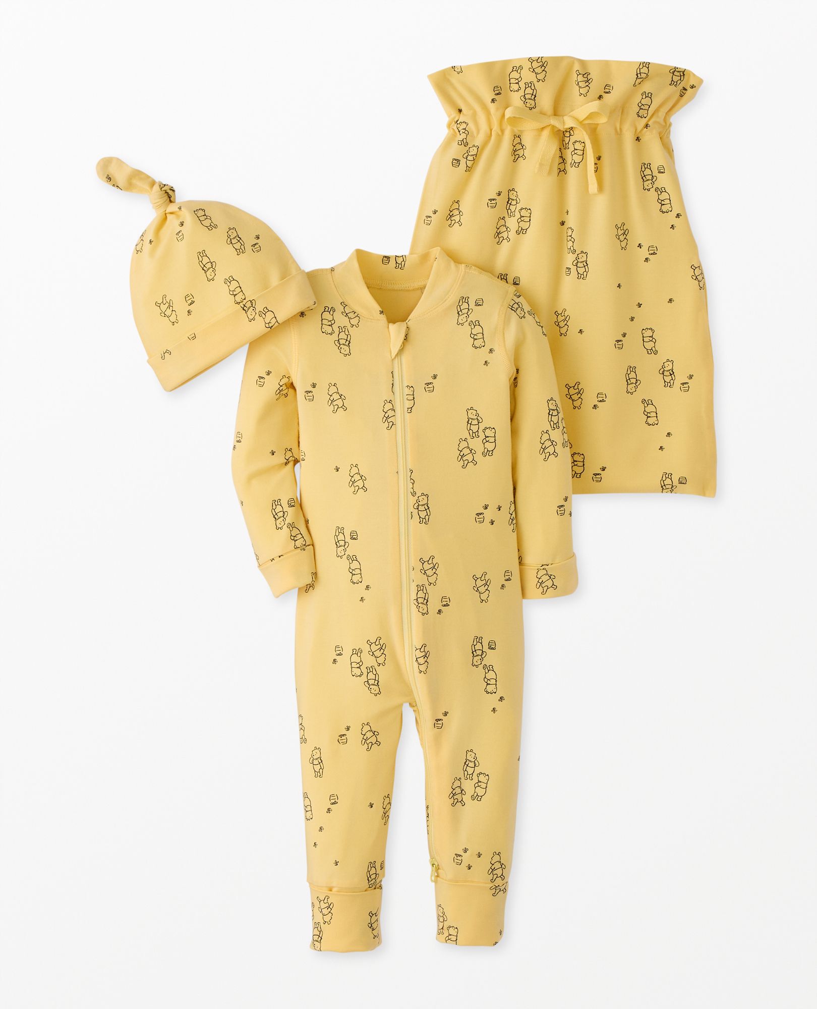 2-Piece Baby Disney Winnie the Pooh Gift Set in HannaSoft™ ($64 value) in Winnie the Pooh Yellow - main