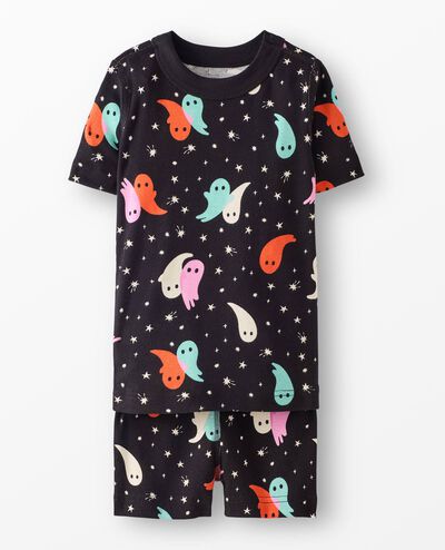 Halloween HannaJams™ Pajama Set in Sparkling Boos on Black - main