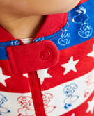 Peanuts 4th of July Shortie Sleeper in Snoopy Stars and Stripes - main