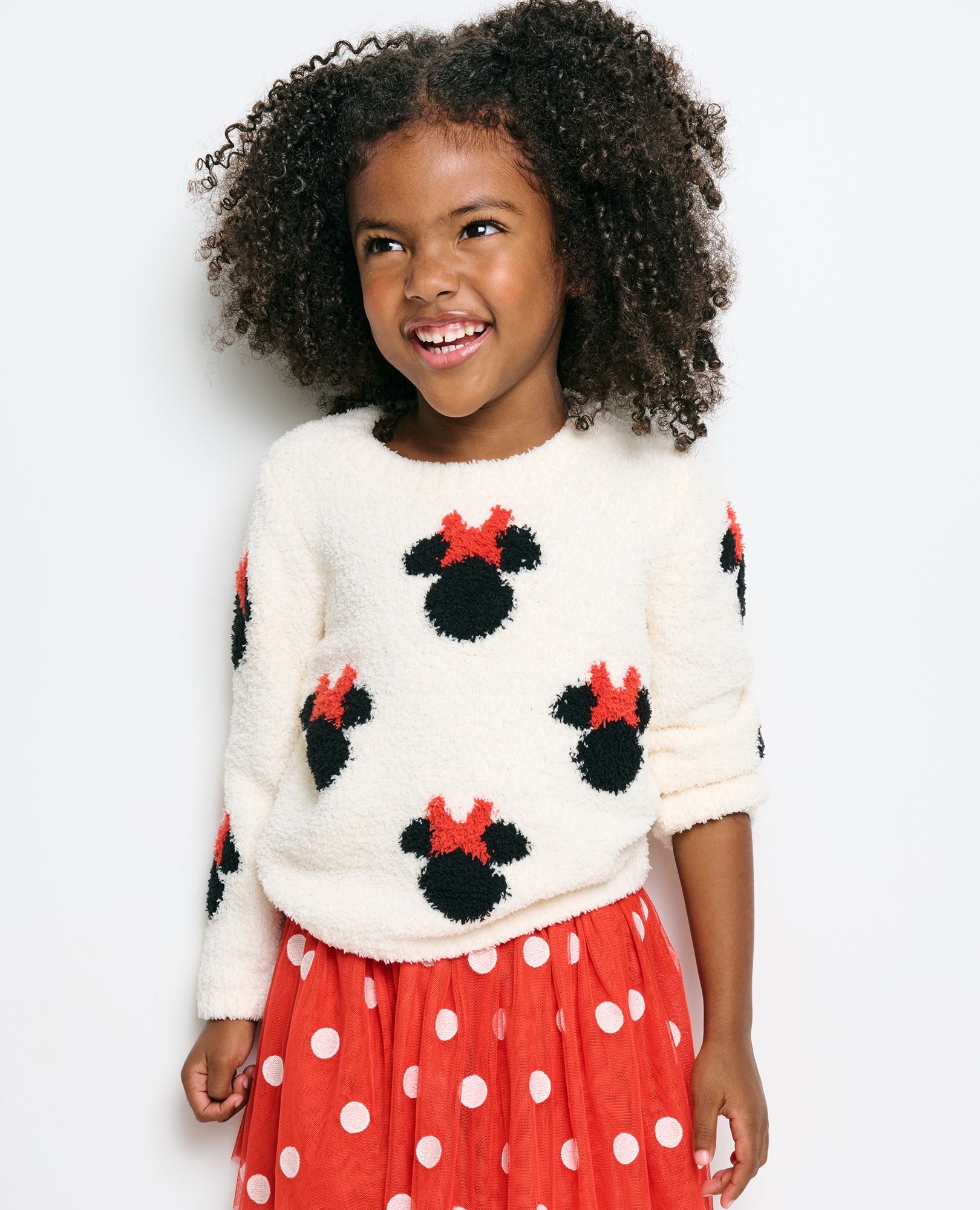 Red minnie mouse sweater cheap