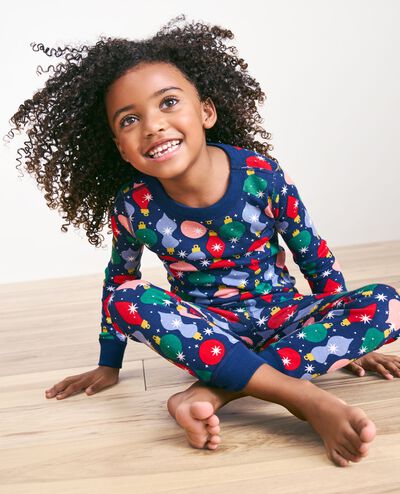 Holiday HannaJams™ Pajama Set in Shiny Bright Ornaments - main