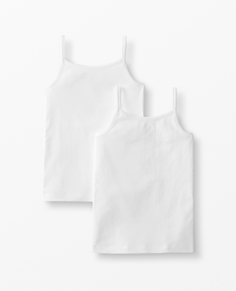 Camisole In Organic Cotton 2-Pack in White - main