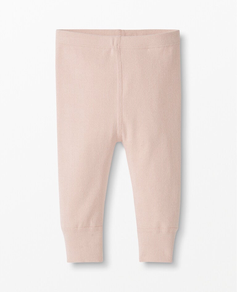 Baby Ribbed Leggings in Rose Quartz - main