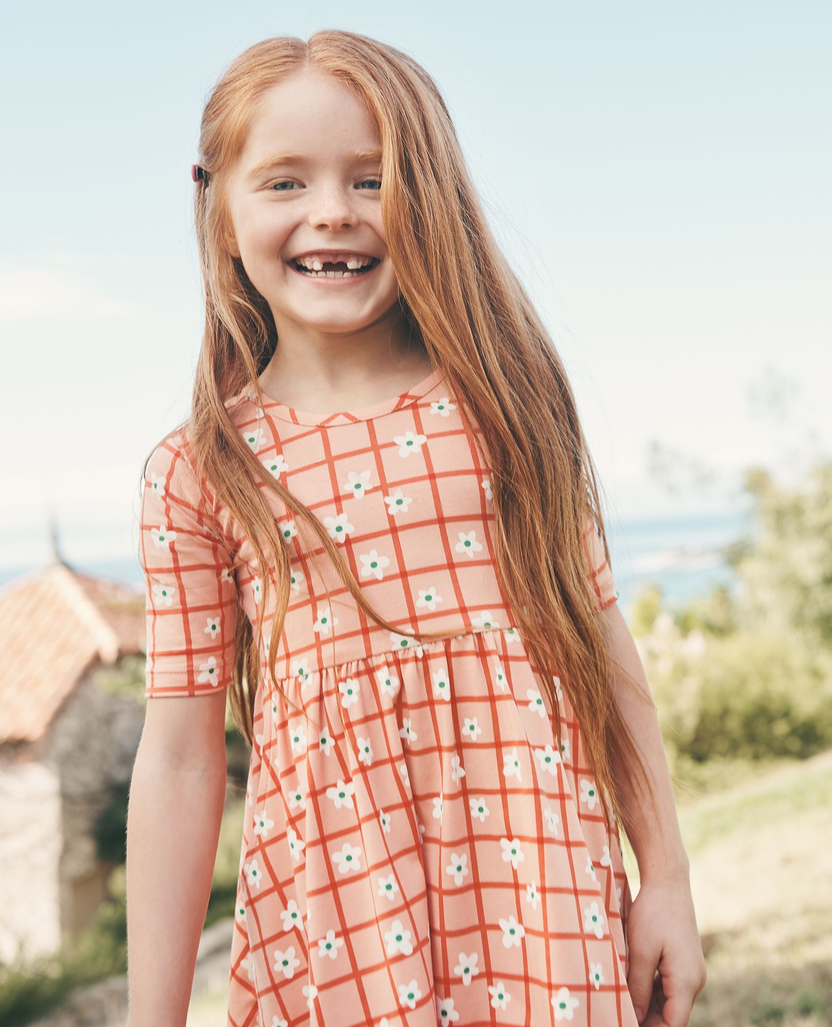 Print Super Soft Skater Dress Hanna Andersson