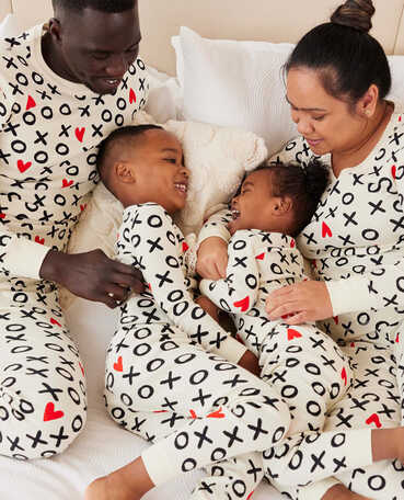 Hugs and Hearts Matching Family Pajamas