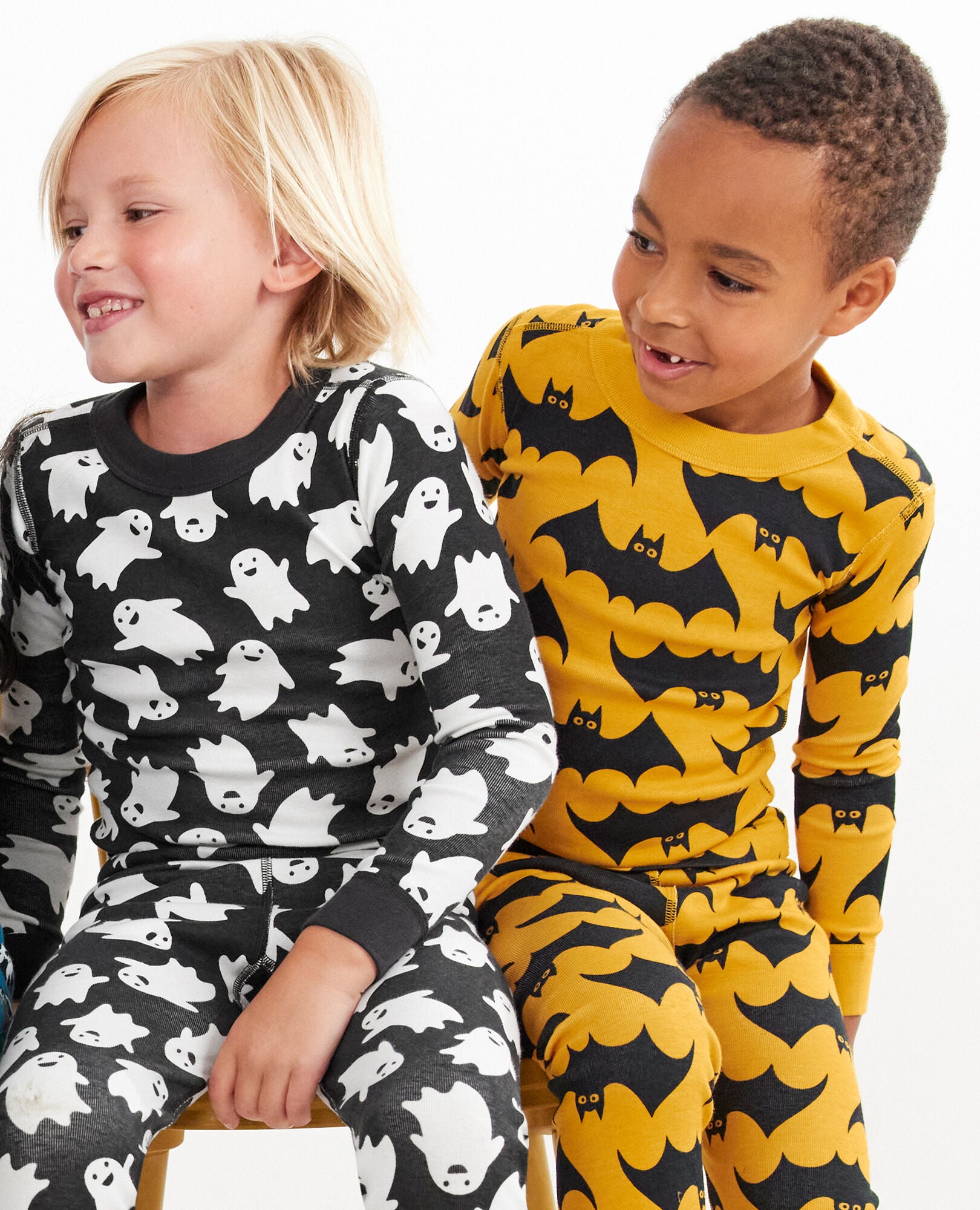 Kids Halloween Long John Pajama Set