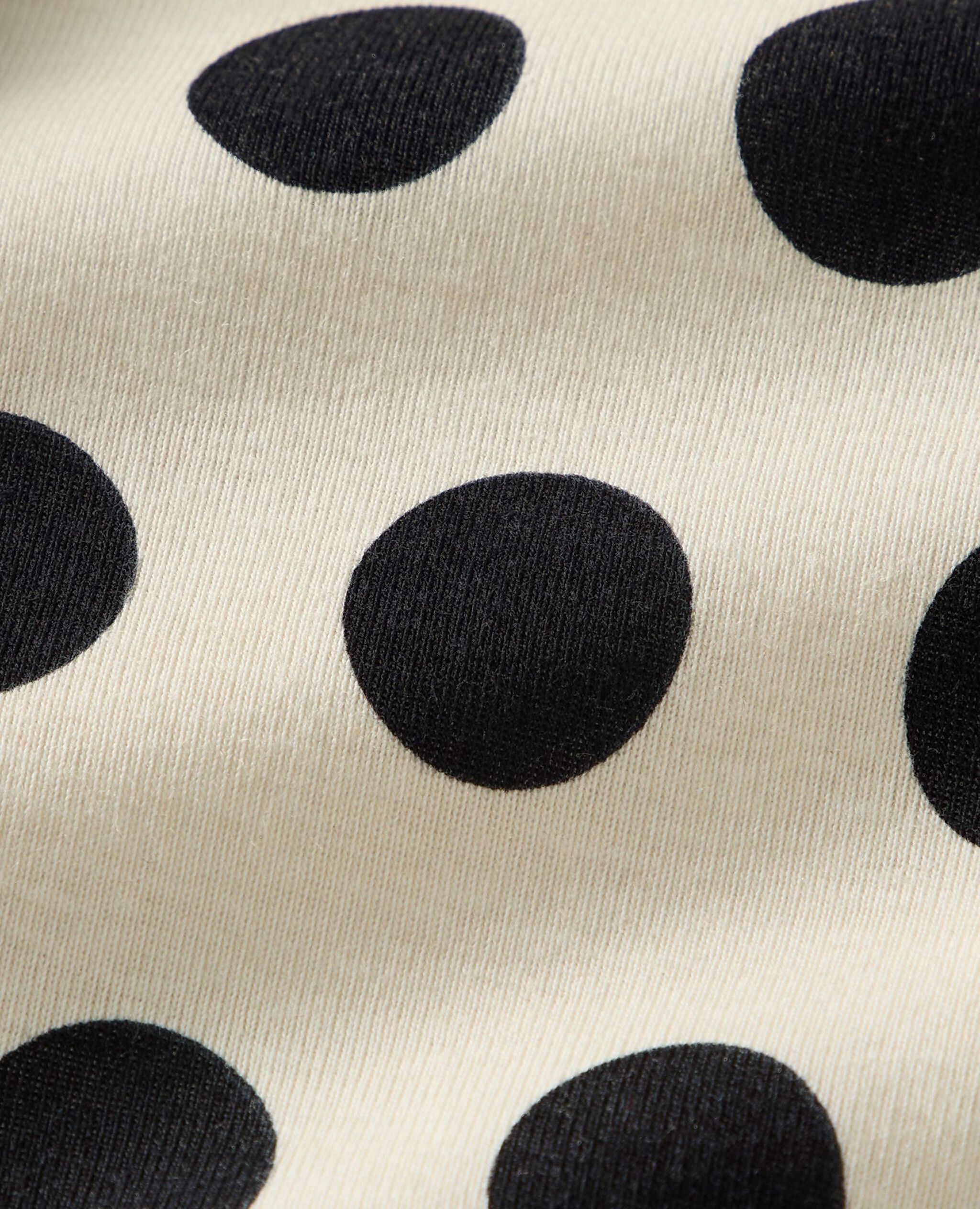 Baby Dusen Dusen HannaJams™ Sleeper in Sweet Corn/Caviar Dots - main